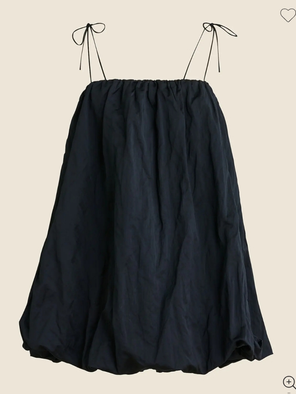 J. Crew Satin Mini Bubble Dress